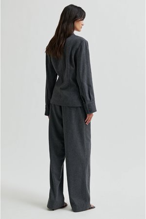 Second Female milea trouser dark grey melange back