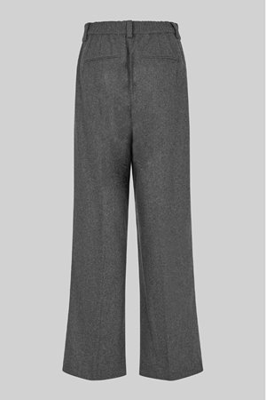Second Female milea trouser dark grey melange detail