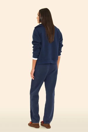 Xirena  hemming sweatpant navy back