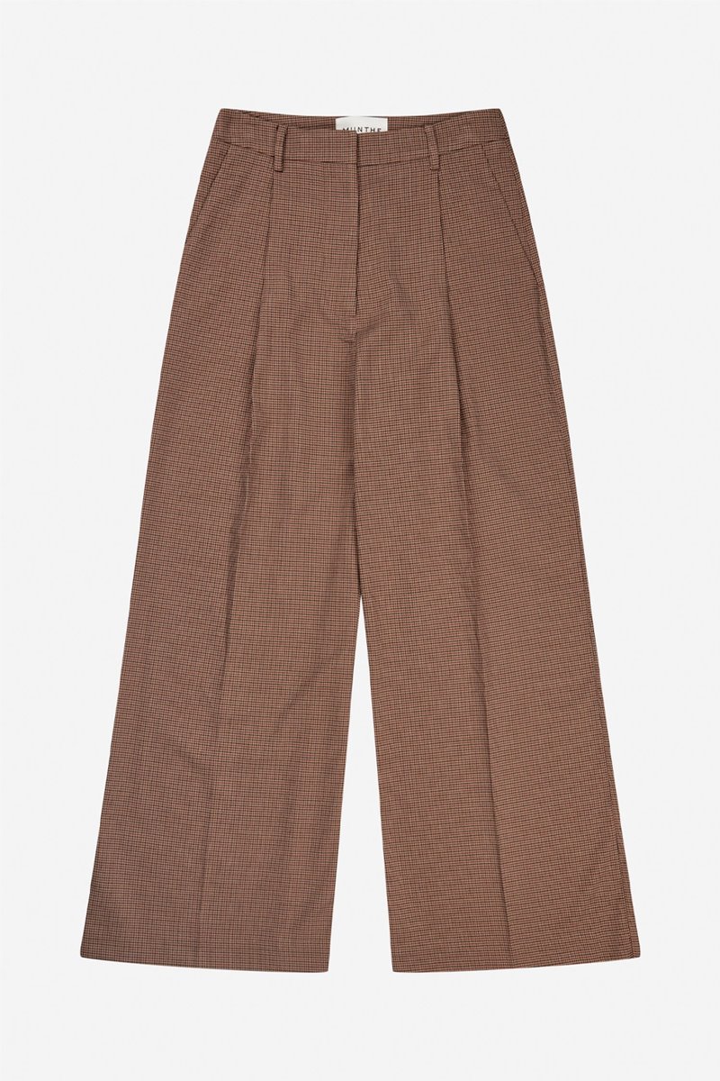 Munthe  lupon trouser brown detail