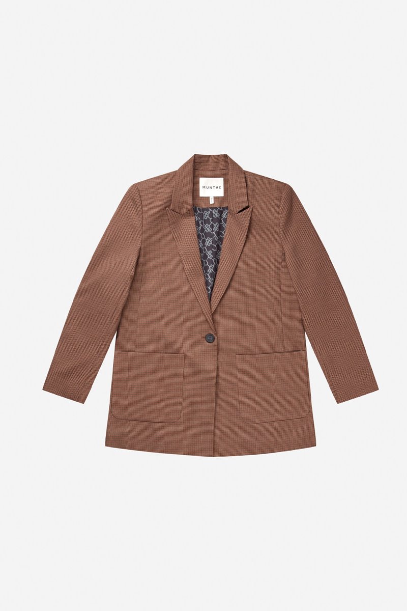 Munthe  lunani blazer brown  side