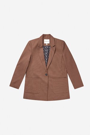 Munthe  lunani blazer brown  side
