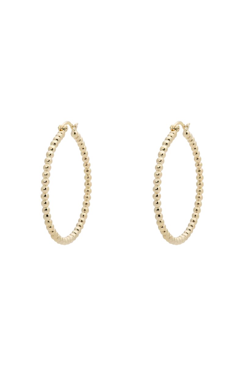 Anna & Nina solistice big hoops gold