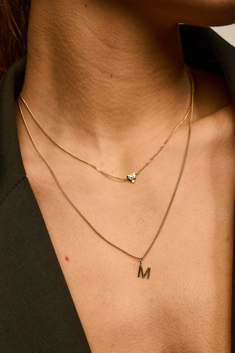 Anna & Nina te quiero necklace gold back