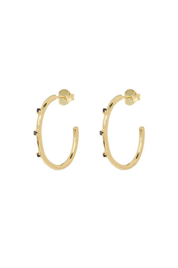 Anna & Nina Medium Stage Light Earring Gold