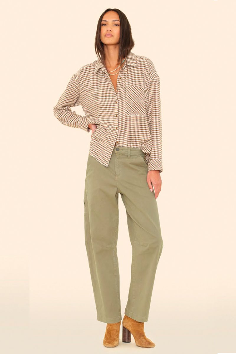 Xirena  jordy shirt - natural check 