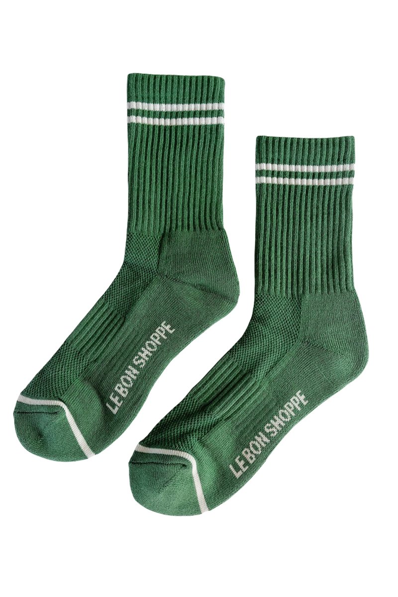 Le Bon Shoppe boyfriend sock moss side