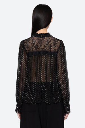 Sea NY melody polka dot top  side