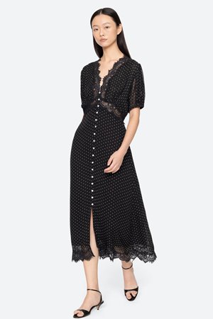 Sea NY melody polka dot dress