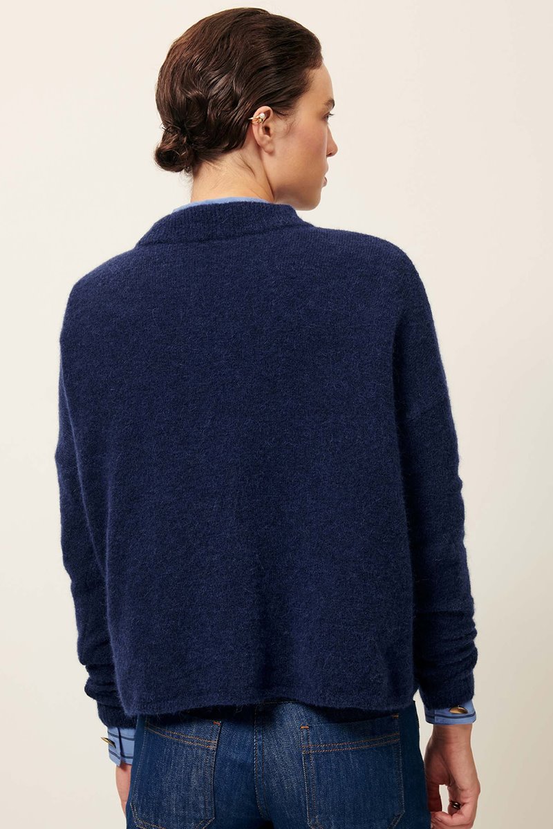 Sessun kunlun knit blue side