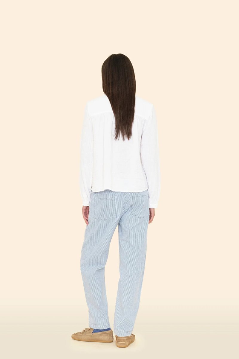 Xirena  baxter pant blue stripe back