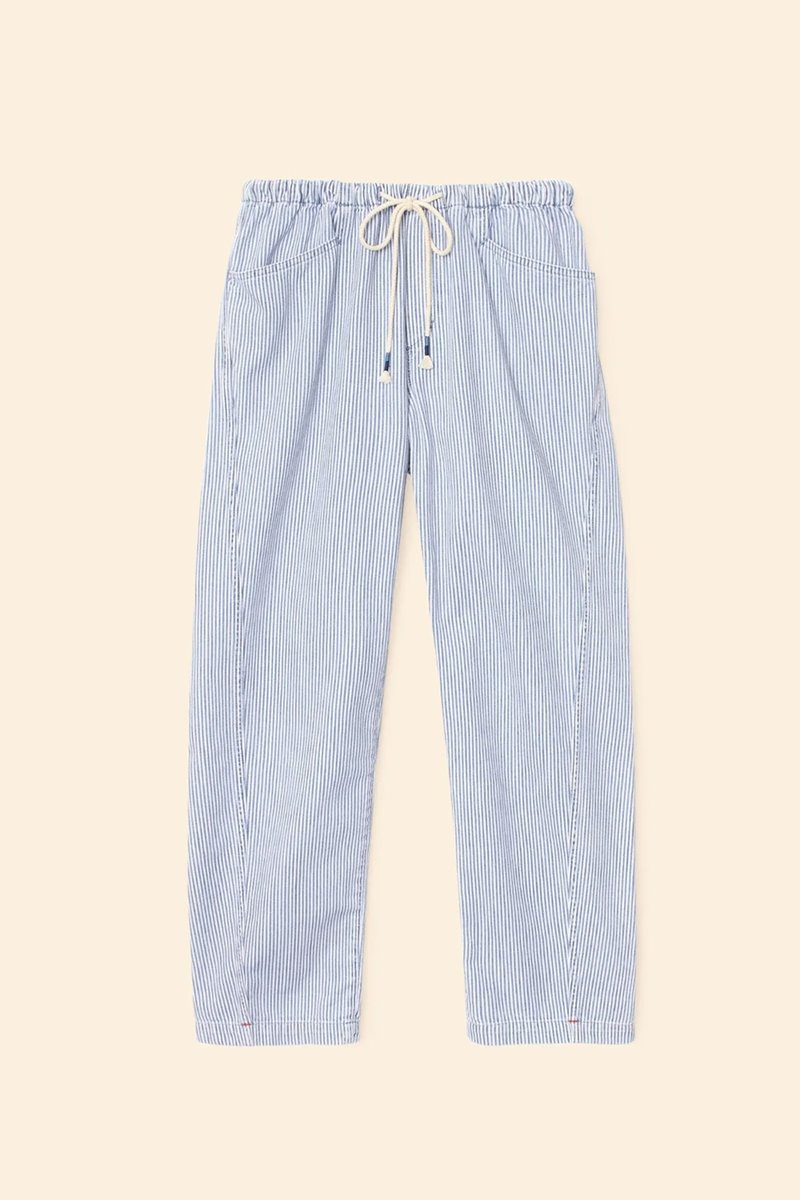 Xirena  baxter pant blue stripe side