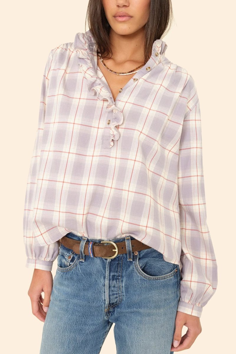 Xirena  caspian shirt check back