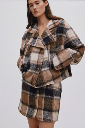 Rabens Saloner ehsan jacket jumbo check