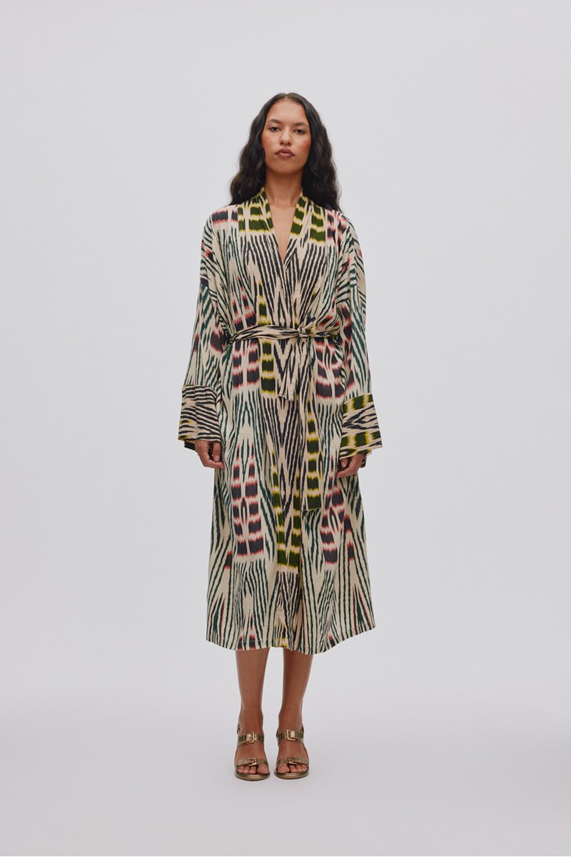 Rabens Saloner sunita robe dress back