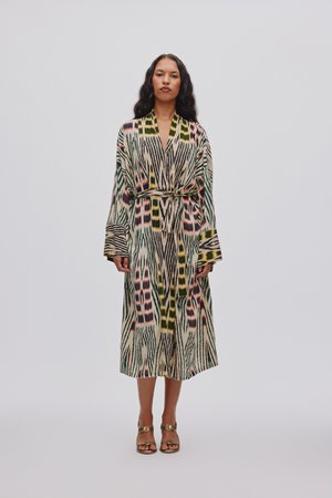 Rabens Saloner sunita robe dress back