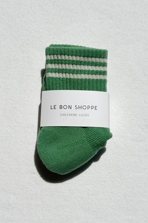 Le Bon Shoppe girlfriend sock avocado