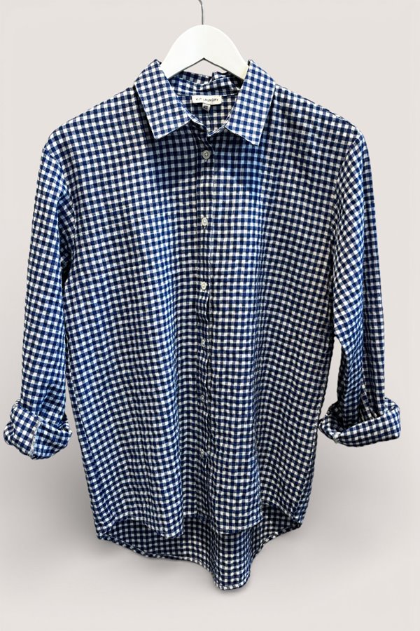 Kj's Laundry Jamie Shirt Blue Gingham