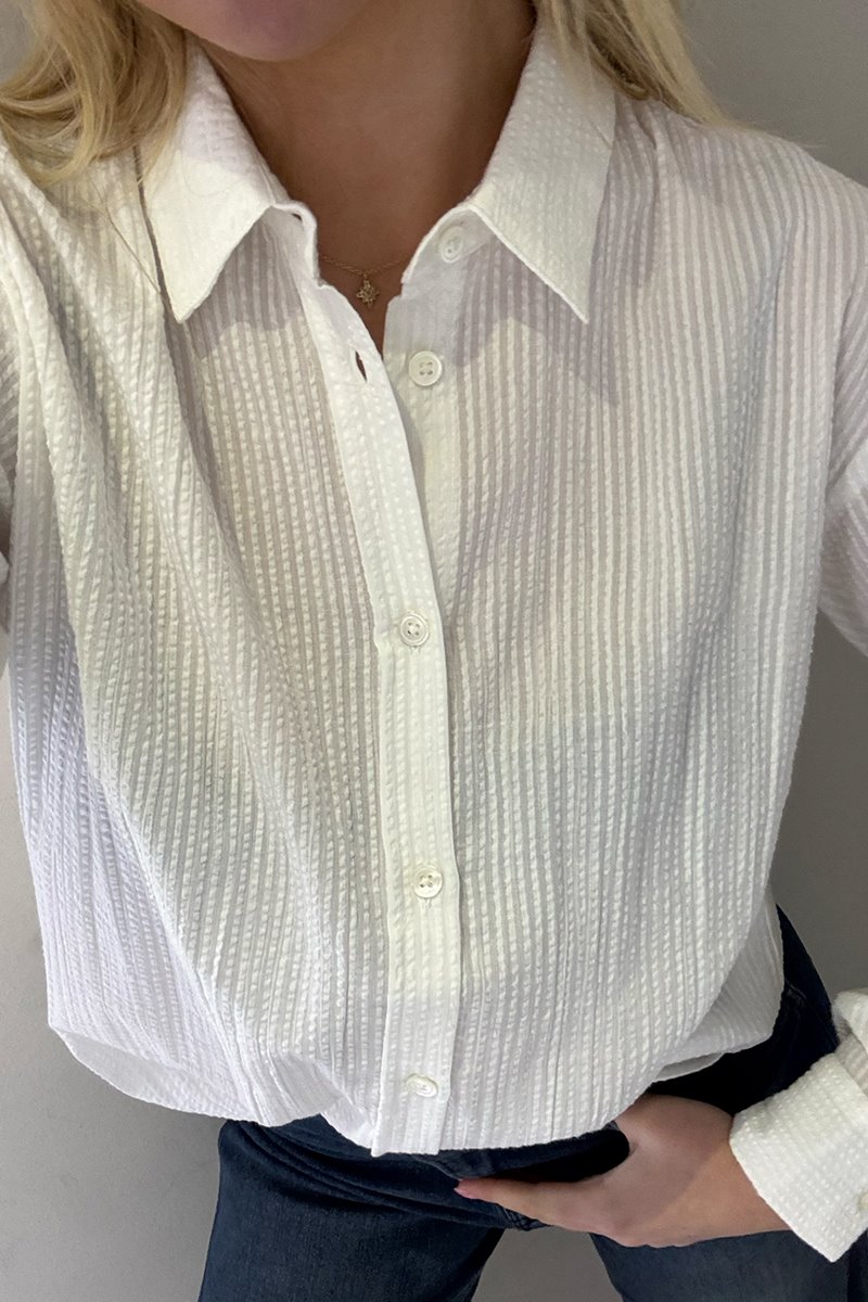 Kj's Laundry jamie shirt white