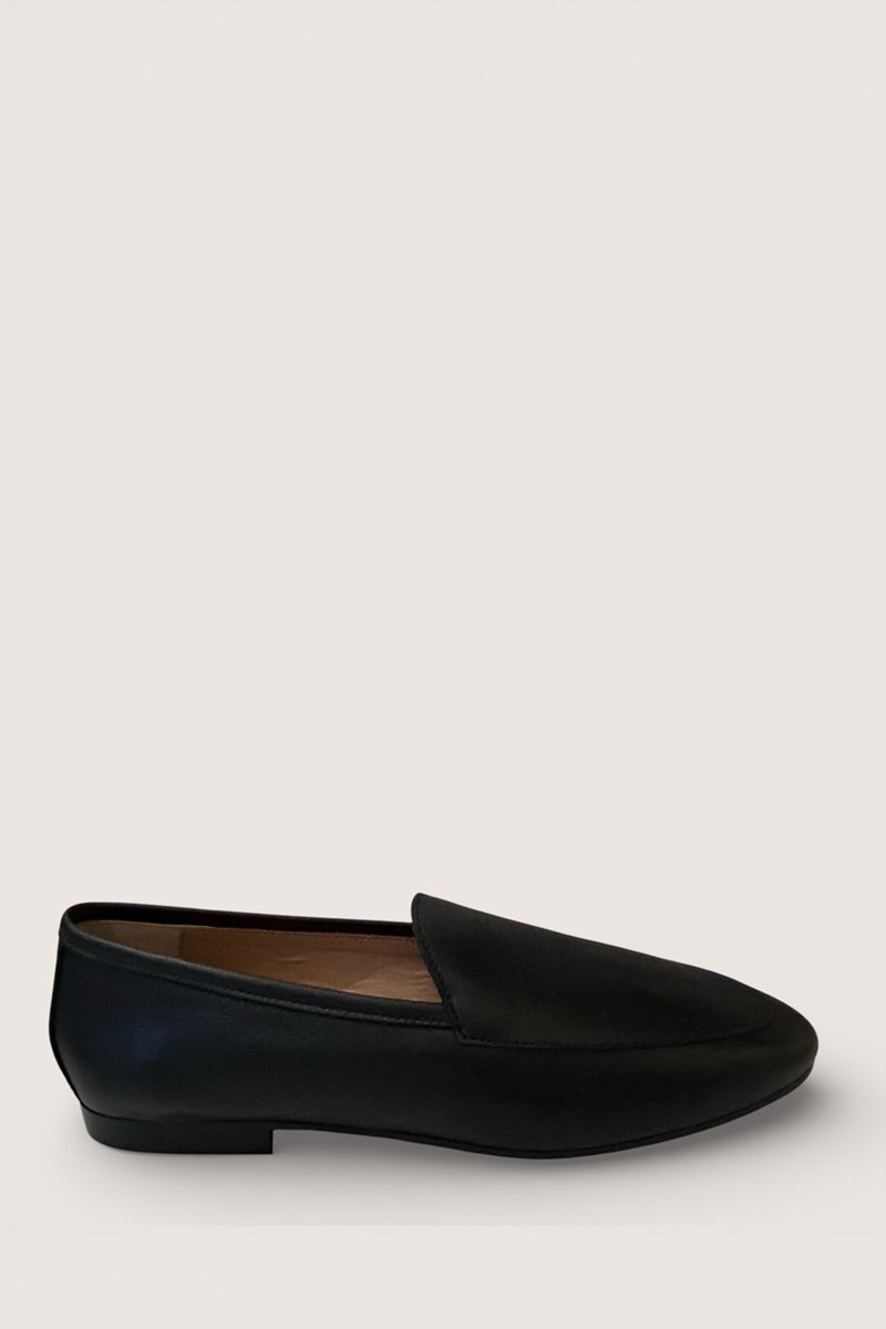 Anniel  loafer black leather back