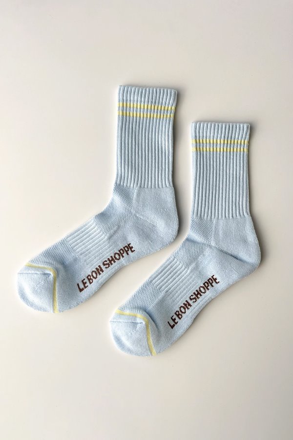Le Bon Shoppe Boyfriend Sock Pastel Sky