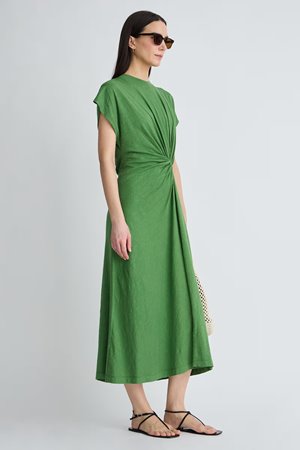 Apiece Apart volta twist dress jardin back