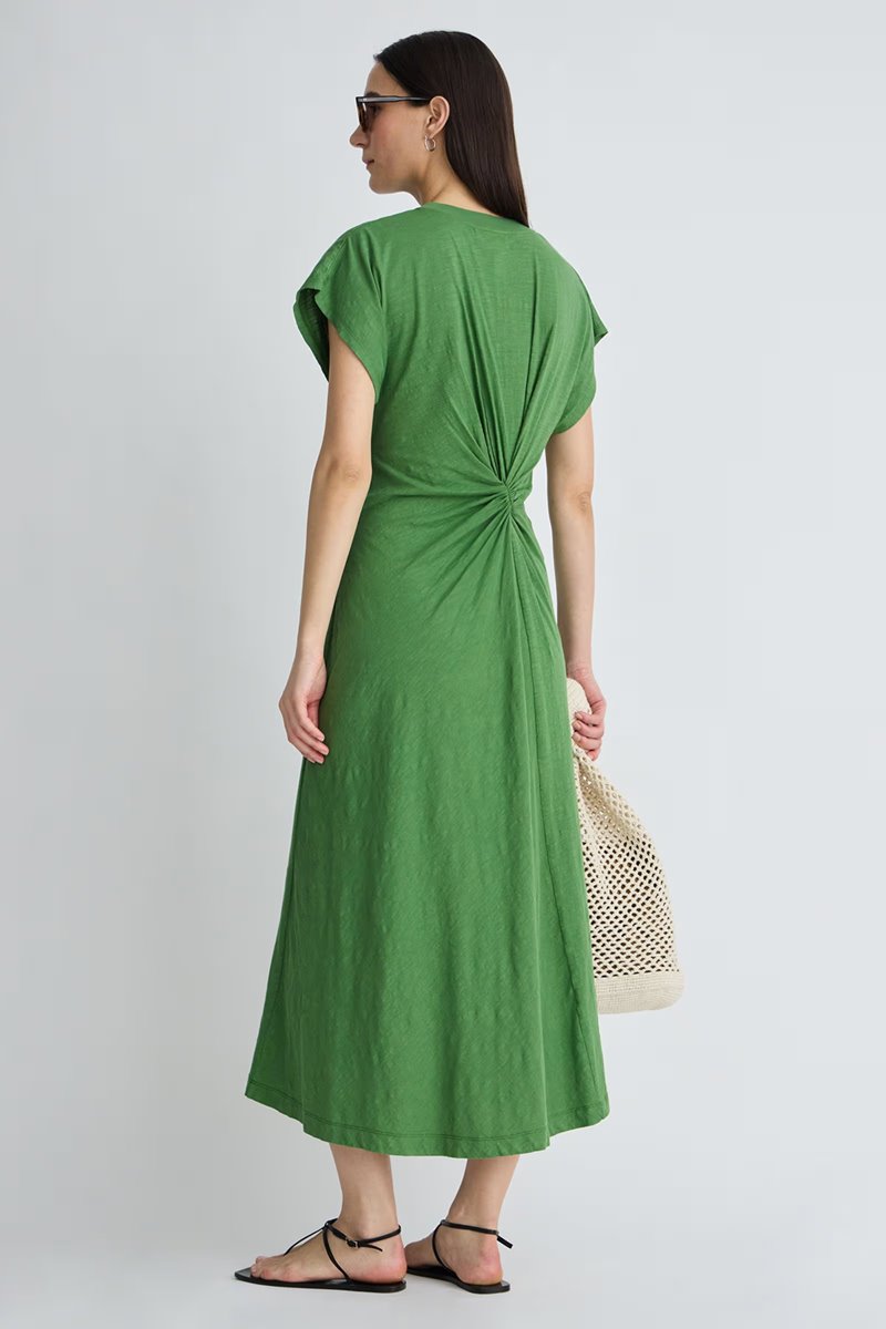 Apiece Apart volta twist dress jardin side