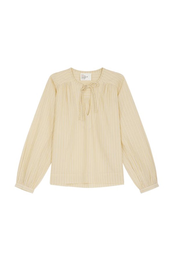 Leon & Harper Cem Stripe Blouse Yellow