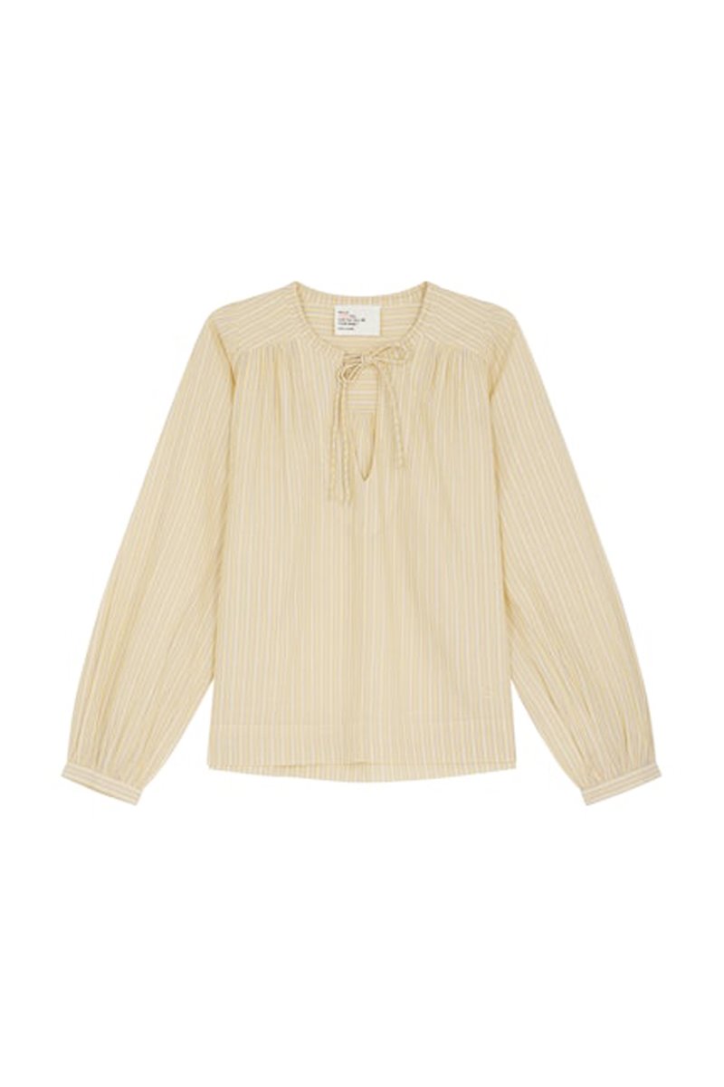 Leon & Harper cem stripe blouse yellow