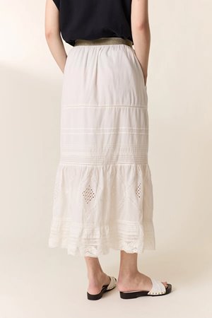 Leon & Harper jinta skirt white back