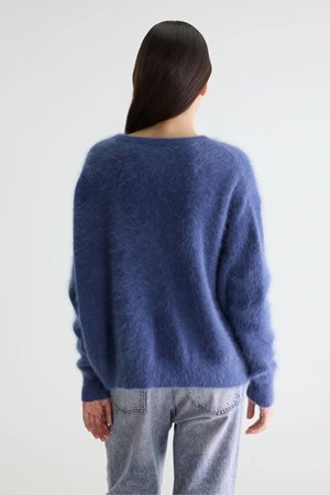 Bellerose dathan knit cardigan storm back