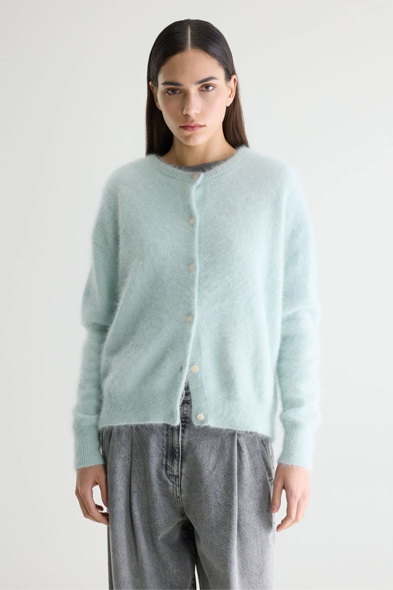 Bellerose dathan knit cardigan ice