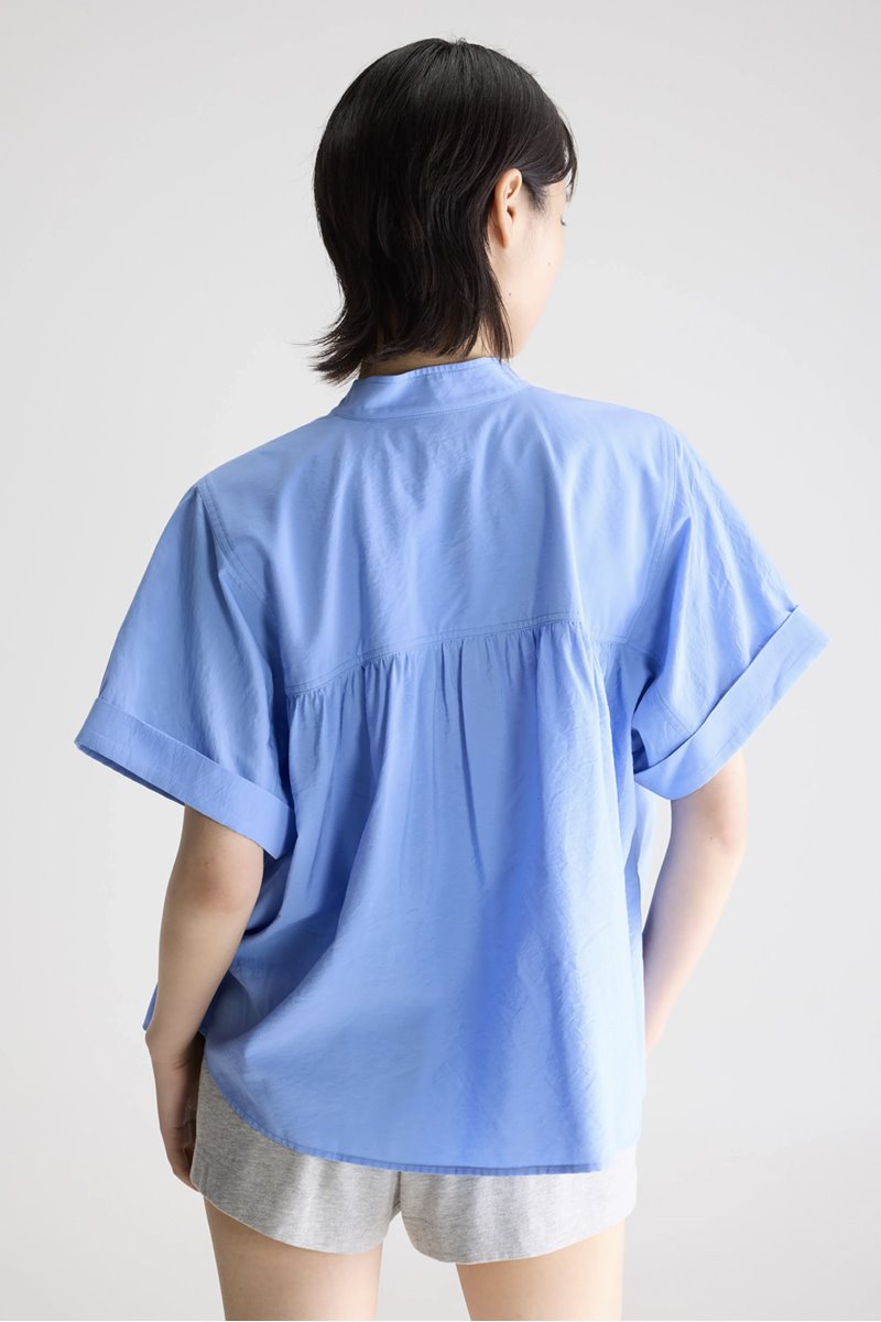 Bellerose pear short sleeve blue side