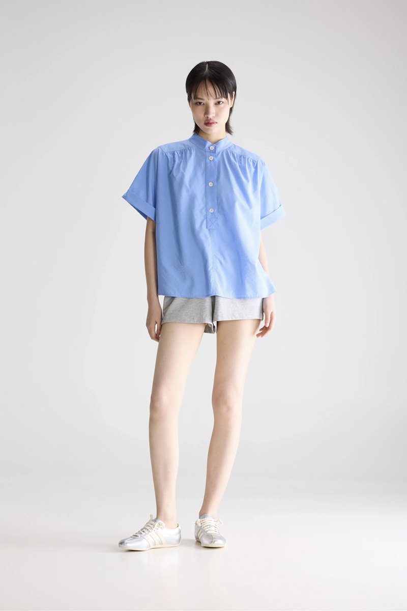 Bellerose pear short sleeve blue back