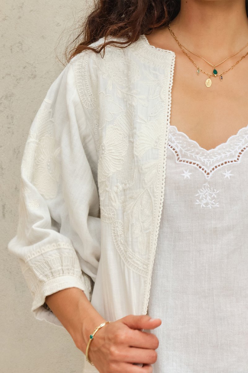 M.A.B.E averi embroidered jacket  back