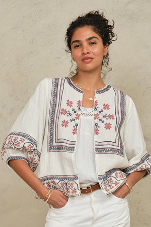 M.A.B.E calista embroidered jacket 