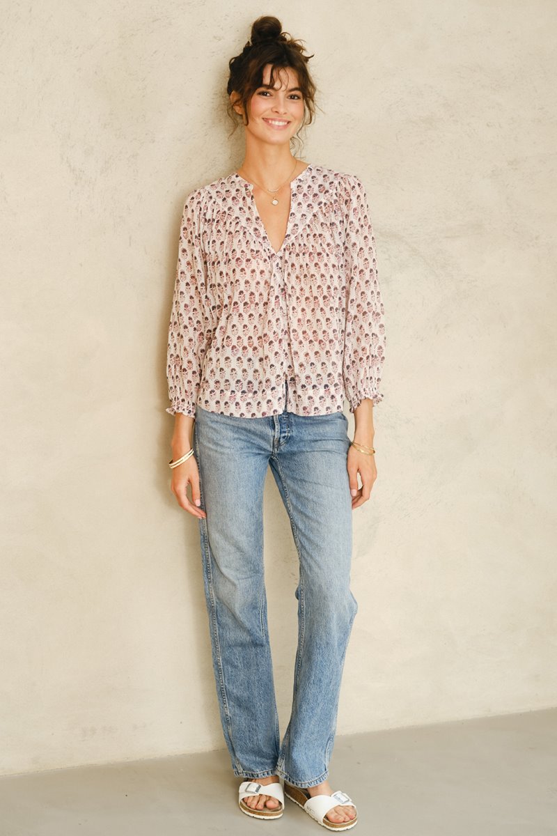 M.A.B.E kiki print top 