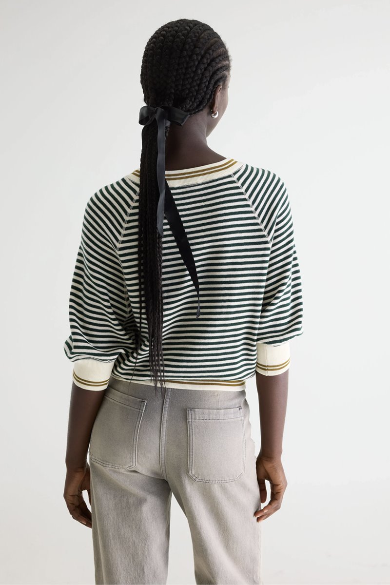Bellerose anglet top stripe a back