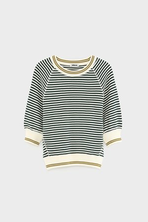 Bellerose anglet top stripe a detail