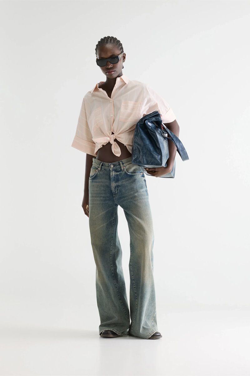 Bellerose jay blouse pink back