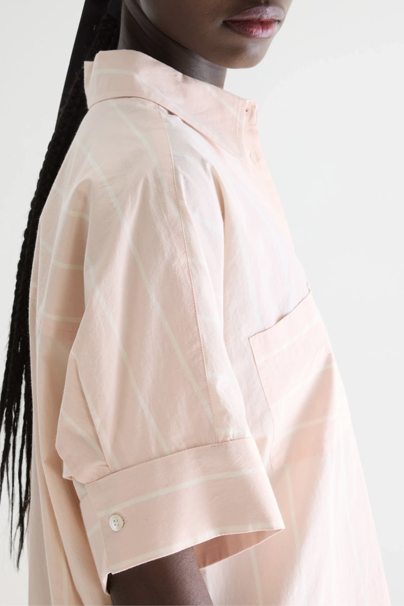 Bellerose jay blouse pink detail