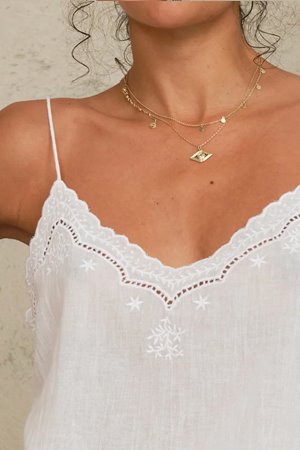 M.A.B.E lyla emb cami  back