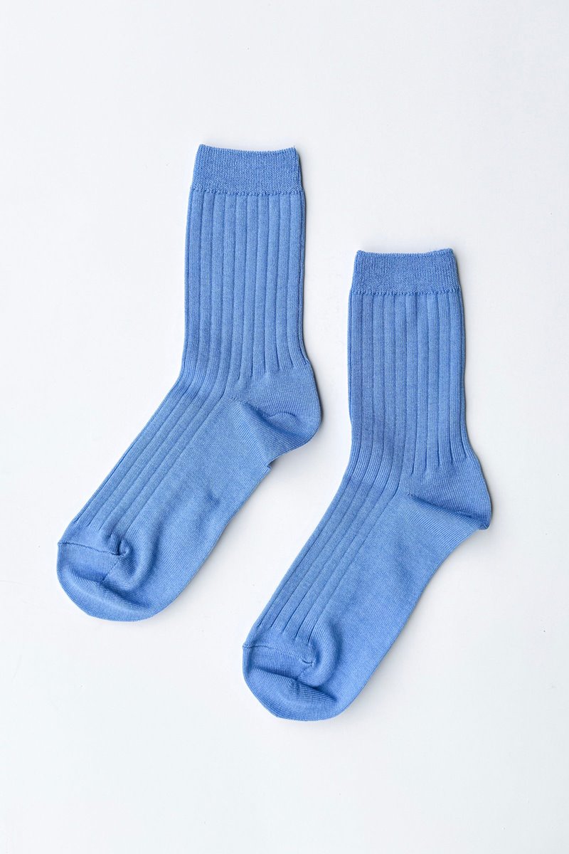 Le Bon Shoppe her sock periwinkle side