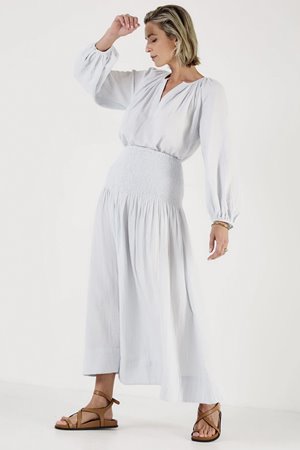 Mondo Corsini sula skirt cotton cloud detail