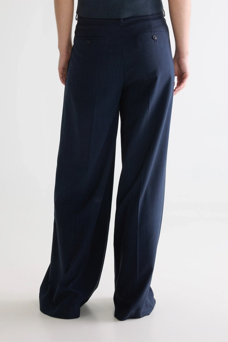 Bellerose volkert trouser pinstripe back