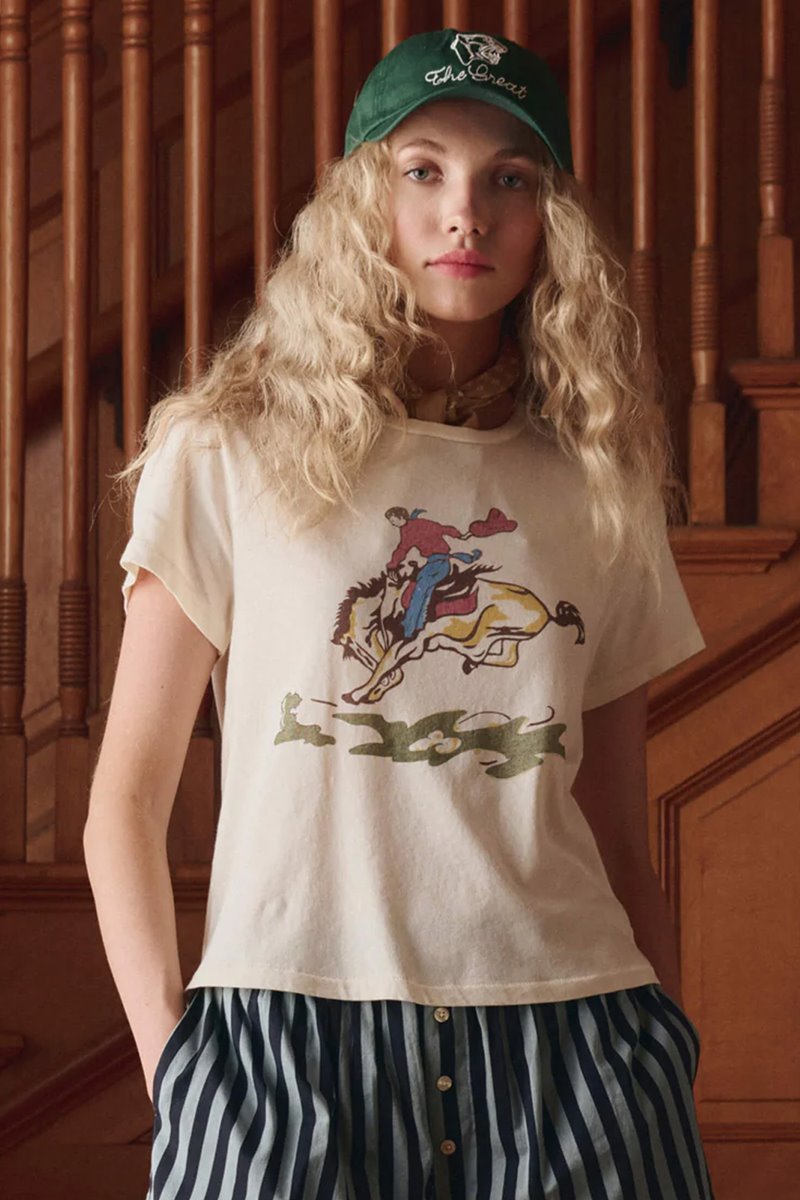 The Great the little tee with rider graphic 