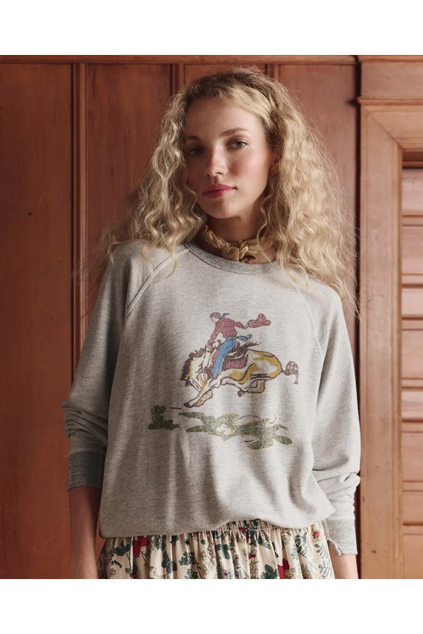 The Great The College Sweatshirt with Rider Graphic 