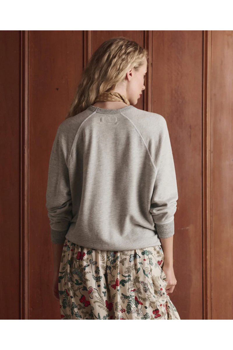 The Great the college sweatshirt with rider graphic  side