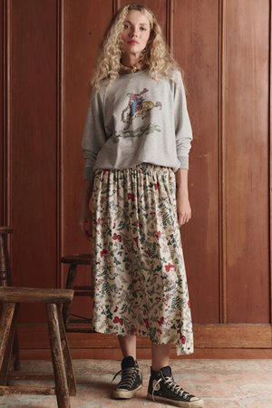 The Great the college sweatshirt with rider graphic 