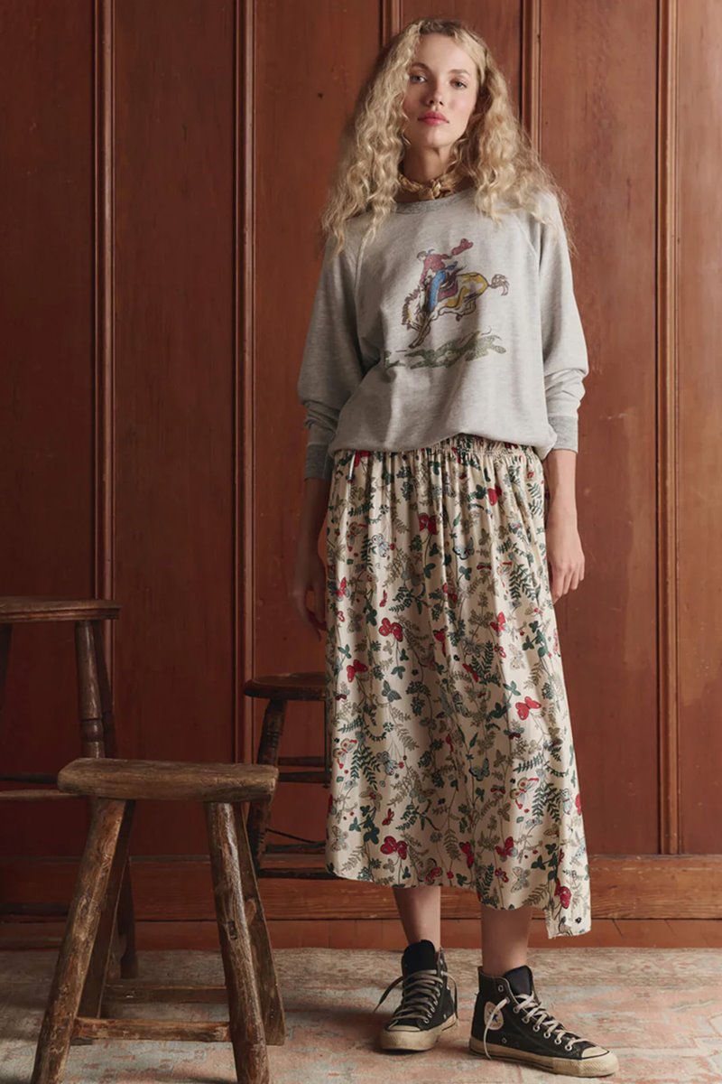 The Great the canary skirt  back